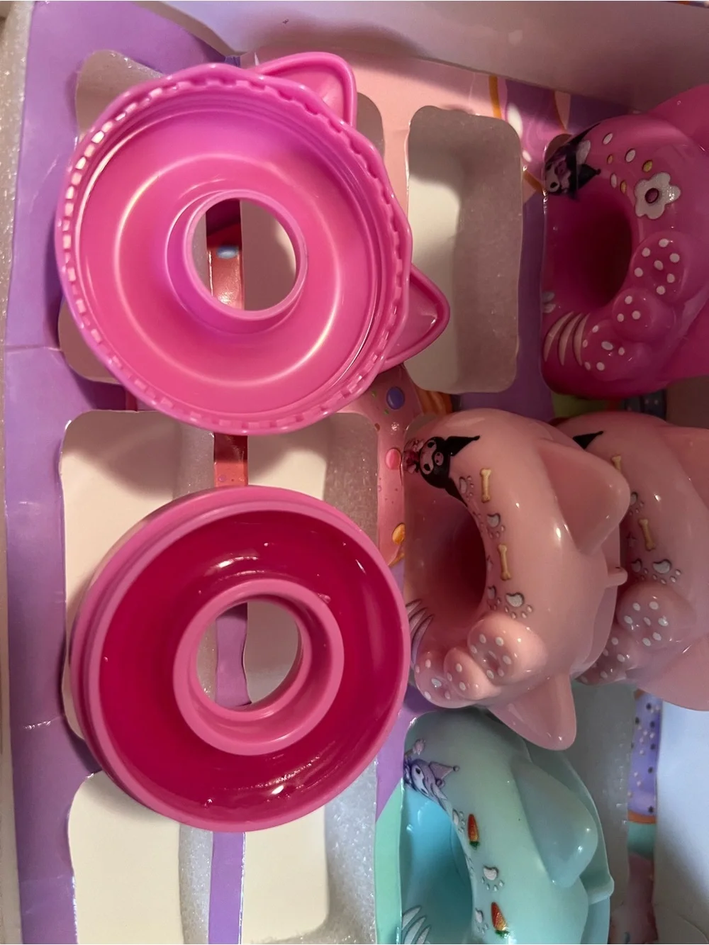 Cute Kuromi Lip Balm - Pink, Hot Pink, Mint